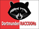 Flagge Dortmunder RACCOONS