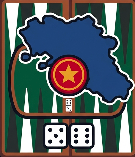 Flag Backgammon Napoli Powered