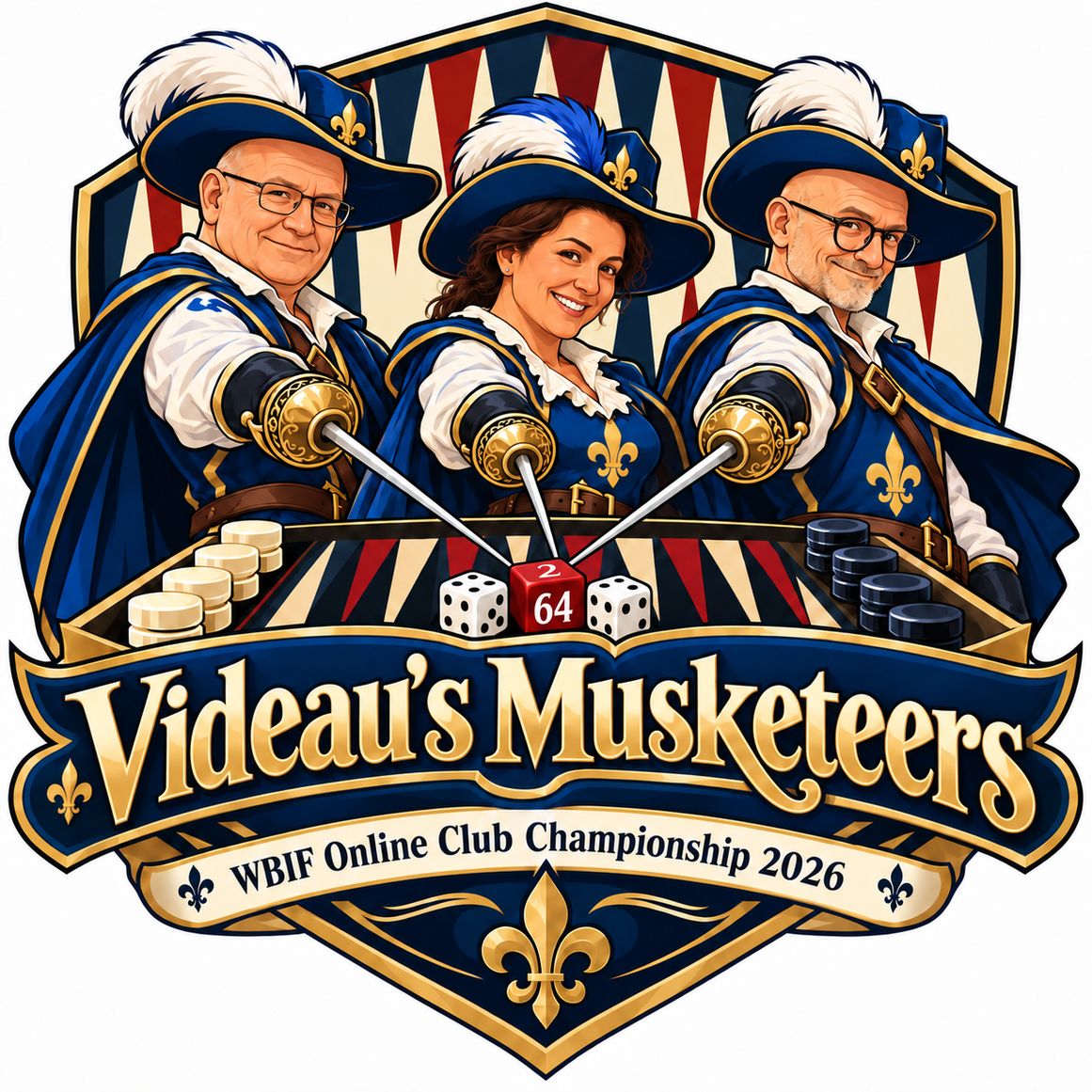 Flag Videau's musketeers