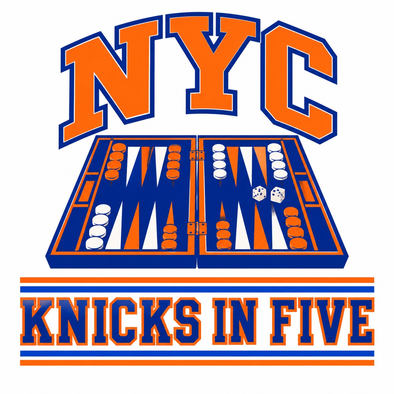 Flag NYAC-KnicksInFive
